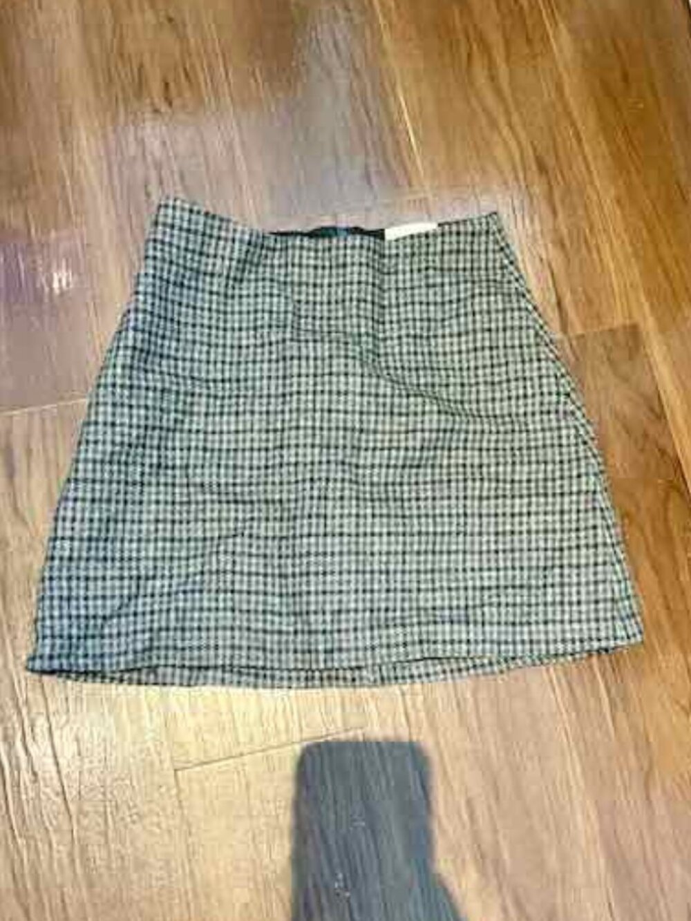 Aritzia Wilfred plaid wool skirt size 2
